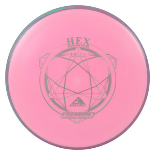 Axiom Disc Golf Fission Hex Midrange 5/5.5/-1/1 Pink/Pink Teal 177 grams