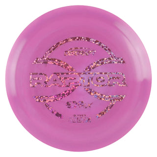 Discraft Disc Golf ESP FLX Raptor Distance Driver 9/4/0/3 Dark Pink/Pink Hearts 173-174g