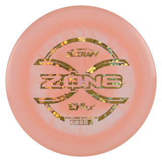Discraft Disc Golf ESP FLX Zone Putter 4/3/0/3 Peach Grey/Gold Flowers 173-174g