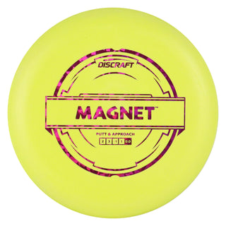 Discraft Disc Golf Putter Line Magnet 2/3/-1/1 Yellow/Magenta Shatter 173-174g