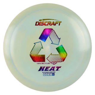 Discraft Disc Golf Recycled ESP Heat Distance Driver 9/6/-3/1 Pastel Green/Rainbow 167-169g