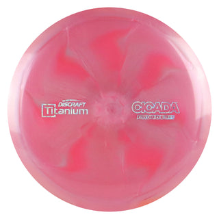 Discraft Disc Golf Titanium Cicada Fairway Driver 7/6/-1/1 Pink/Prisms 170-172g