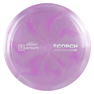 Discraft Disc Golf Titanium Scorch Distance Driver 11/6/-2/2 Purple Grey/White 167-169g