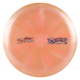 Discraft Disc Golf Titanium Thrasher Distance Driver 12/5/-3/2 Orange/USA 170-172g