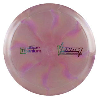 Discraft Disc Golf Titanium Venom Distance Driver 13/5/0/3 Purple Brown/Rainbow 164-166g