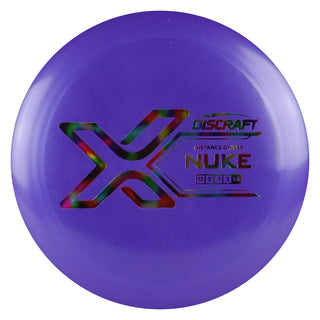 Discraft Disc Golf X Line Nuke Distance Driver 13/5/-1/3 Purple/Jellybean 173-174g