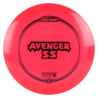 Discraft Disc Golf Z Line Avenger SS Distance Driver 10/5/-3/1 Bright Red/Black 173-174g