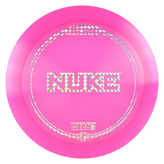 Discraft Disc Golf Z Line Nuke Distance Driver 13/5/-1/3 Pink/Prisms 173-174g