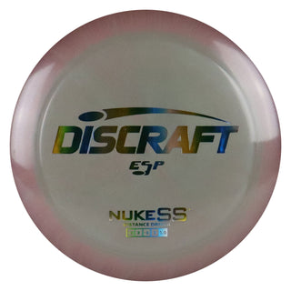 Discraft Disc Golf ESP Nuke SS Distance Driver 13/5/-3/3 Grey Shimmer/Blue Green Metallic 170-172g