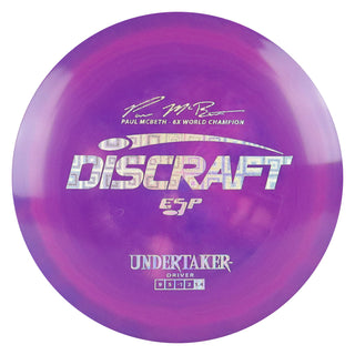 Discraft Disc Golf Paul McBeth Signature ESP Undertaker Fairway 9/5/-1/2 Purple/Cubic Prisms 160-163g