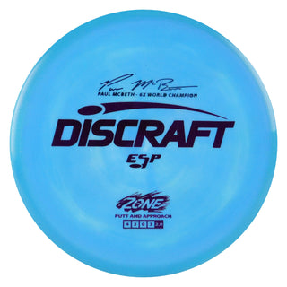 Discraft Disc Golf Paul McBeth Signature ESP Zone Putter 4/3/0/3 Blue Shimmer/Purple 170-172g