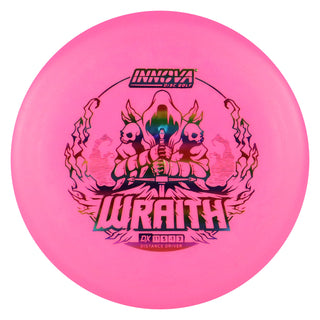Innova Disc Golf DX Wraith Distance Driver 11/5/-1/3 Hot Pink/Rainbow 155 grams