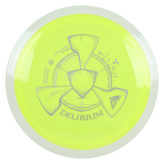 Axiom Disc Golf Neutron Delirium Distance Driver 14.5/5/-0.5/3 Yellow/White 174 grams