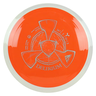 Axiom Disc Golf Neutron Delirium Distance Driver 14.5/5/-0.5/3 Orange/White 174 grams