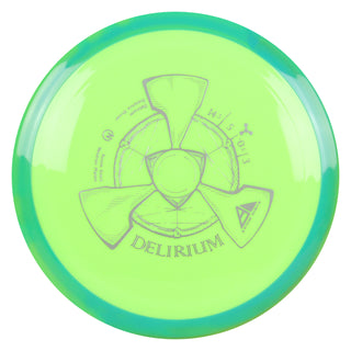 Axiom Disc Golf Neutron Delirium Distance Driver 14.5/5/-0.5/3 Yellow/Teal 174 grams