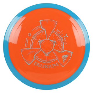 Axiom Disc Golf Neutron Delirium Distance Driver 14.5/5/-0.5/3 Orange/Blue 174 grams