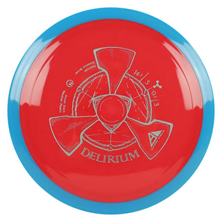 Axiom Disc Golf Neutron Delirium Distance Driver 14.5/5/-0.5/3 Red/Blue 173 grams