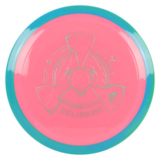 Axiom Disc Golf Neutron Delirium Distance Driver 14.5/5/-0.5/3 Pink/Blue 175 grams
