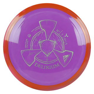 Axiom Disc Golf Neutron Delirium Distance Driver 14.5/5/-0.5/3 Purple/Orange 174 grams