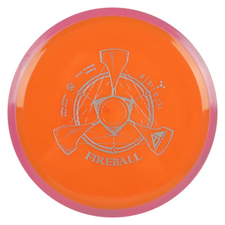 Axiom Disc Golf Neutron Fireball Distance Driver 9/3.5/0/3.5 Orange/Pink 173 grams