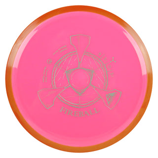 Axiom Disc Golf Neutron Fireball Distance Driver 9/3.5/0/3.5 Pink/Orange 173 grams