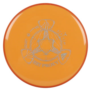 Axiom Disc Golf Neutron Proxy Soft Putter 3/3/-1/0.5 Orange/Red Orange 174 grams