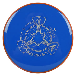 Axiom Disc Golf Neutron Proxy Soft Putter 3/3/-1/0.5 Blue/Red Orange 165 grams