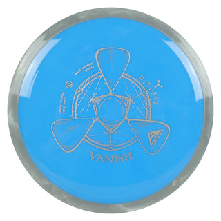 Axiom Disc Golf Neutron Vanish Distance Driver 11/5/-3/2 Blue/Grey White 168 grams