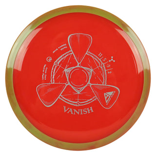 Axiom Disc Golf Neutron Vanish Distance Driver 11/5/-3/2 Red/Red Brown 169 grams