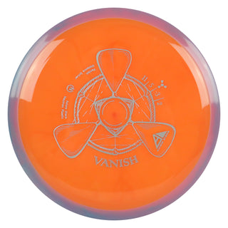 Axiom Disc Golf Neutron Vanish Distance Driver 11/5/-3/2 Orange/Purple Pink 174 grams