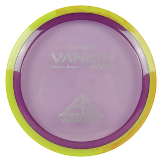 Axiom Disc Golf Proton Vanish Distance Driver 11/5/-3/2 Purple/Yellow Orange 167 grams