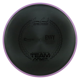 Axiom Disc Golf Electron James Conrad Signature Envy Putter 3/3/0/2 Black/Light Purple 174 grams