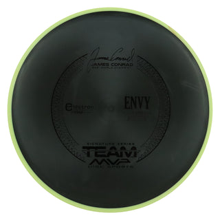 Axiom Disc Golf Electron Firm James Conrad Signature Envy Putter 3/3/0/2 Black/Yellow 168 grams