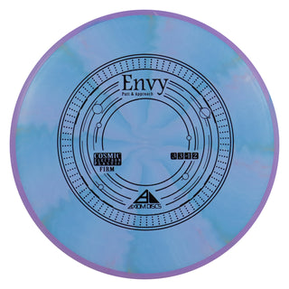 Axiom Disc Golf Cosmic Electron Envy Firm Putter 3/3/0/2 Blue/Purple 173 grams