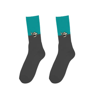 Toy Machine Socks Dead Monster Split Teal Crew Pair