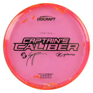 Discraft Disc Golf 2026 First Run Captain's Caliber Z Jawbreaker Hot Pink/Silver 173-174g