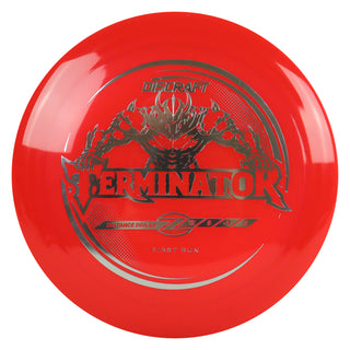 Discraft Disc Golf First Run Z Line Terminator Distance Driver 12/5/-1/3 Red/Silver 173g