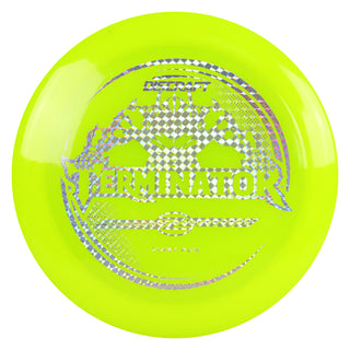 Discraft Disc Golf First Run Z Line Terminator Distance Driver 12/5/-1/3 Yellow/Holo Prisms 173g
