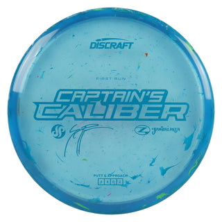 Discraft Disc Golf 2026 First Run Captain's Caliber Z Jawbreaker Blue/Blue 173-174g