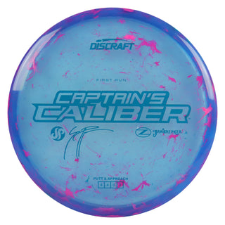 Discraft Disc Golf 2026 First Run Captain's Caliber Z Jawbreaker Purple/Blue 173-174g