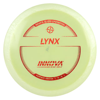 Innova Disc Golf Proto Glow Champion Lynx Fairway Driver 7/6/-3/1 Red Shimmer 173 grams