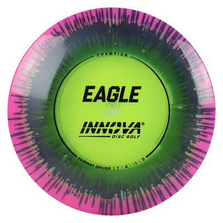 Innova Disc Golf Champion I-Dye Eagle Fairway Driver 7/4/-1/3 Green Splat/Black 173 grams
