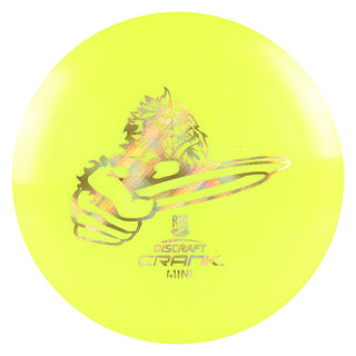 Discraft Disc Golf Big Z Crank Mini 6" Thrower or Marker Yellow/Gold Cubes