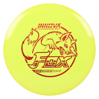 Innova Disc Golf Star Fox Midrange 5/6/-2/1 Yellow/Red Shimmer 165 grams