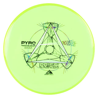 Axiom Disc Golf Prism Neutron Pyro Midrange Driver 5/4/0/2.5 DayGlo/Lime 178 grams