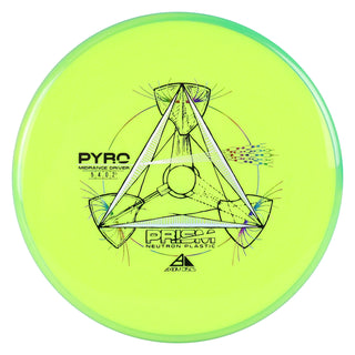 Axiom Disc Golf Prism Neutron Pyro Midrange Driver 5/4/0/2.5 Pear Green/Green 178 grams