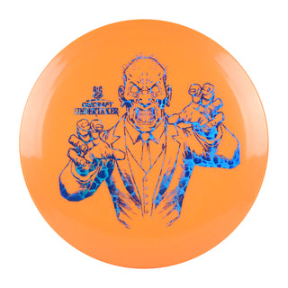 Discraft Disc Golf Big Z Undertaker Driver 9/5/-1/2 Mango/Blue Scales 173-174g