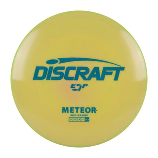 Discraft Disc Golf ESP Meteor Midrange 5/5/-3/1 Mustard/Dark Turquoise 173-174g