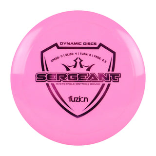 Dynamic Disc Golf Fuzion Sergeant Distance Driver 11/4/0/2.5 Pink/Purple 176 grams