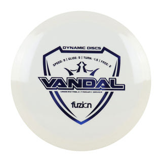 Dynamic Disc Golf Fuzion Vandal Fairway Driver 9/5/-1.5/2 White/Blue 174 grams